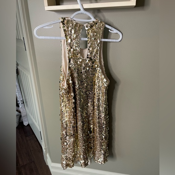 Guess gold sequin dress - Picture 2 of 4